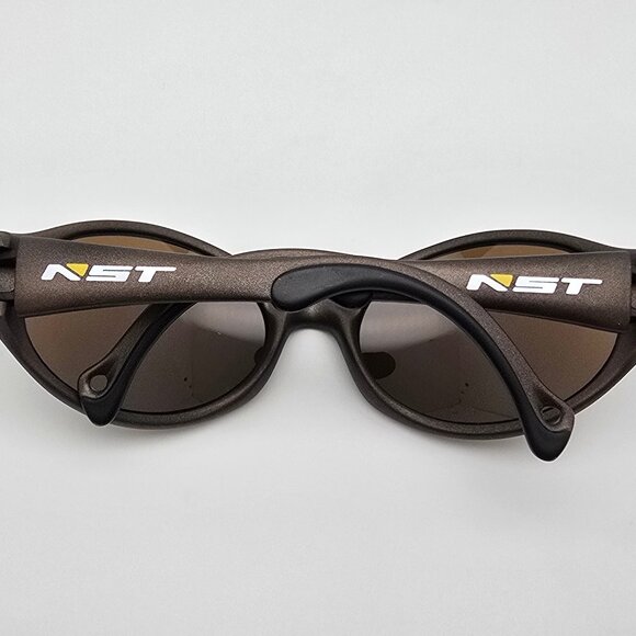 Nautica Sport Tech NST NST102 Dirt Frame Silver Mirror Lens Sunglasses 61-17-115 - Picture 9 of 12